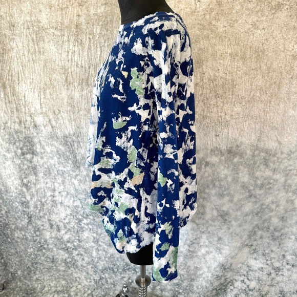 Akemi + Kin Asymmetrical Paint Print Long Sleeve - Small - Picture 2 of 8